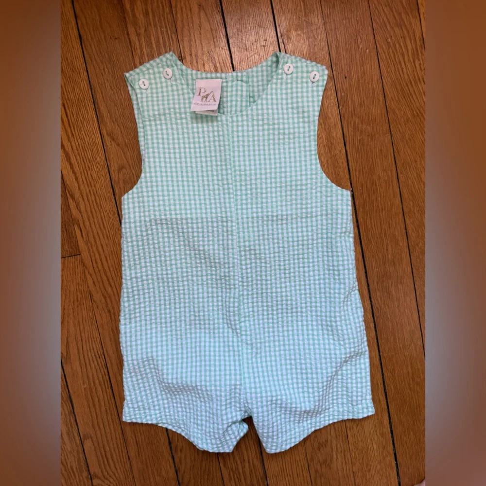 PA Classics Seersucker Toddler Romper - Size 24 Months